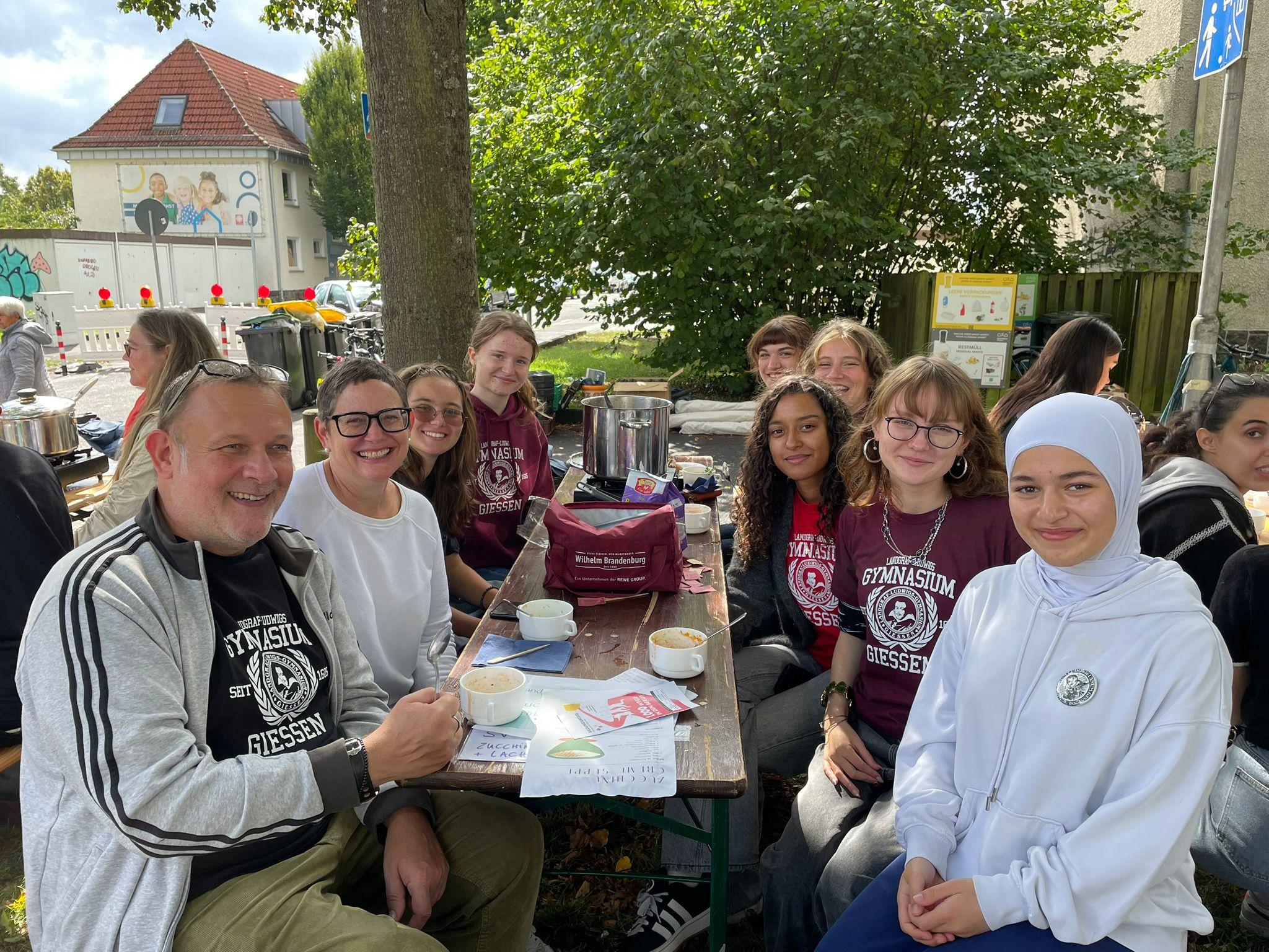 Das Suppenfest in der Nordstadt: Auch unsere Schule war wieder einmal dabei